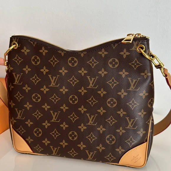 Louis Vuitton *NEW* Odeon MM NM Brown Monogram Shoulder Bag with Box & Cover - Picture 13 of 17